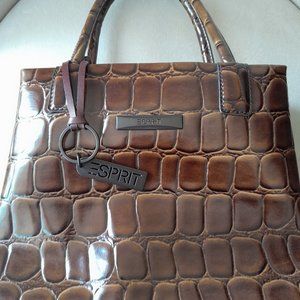 Vintage ESPIRIT Faux Croc Bag